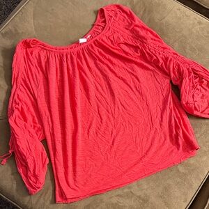 GAP Women's Vibrant Red Blouse